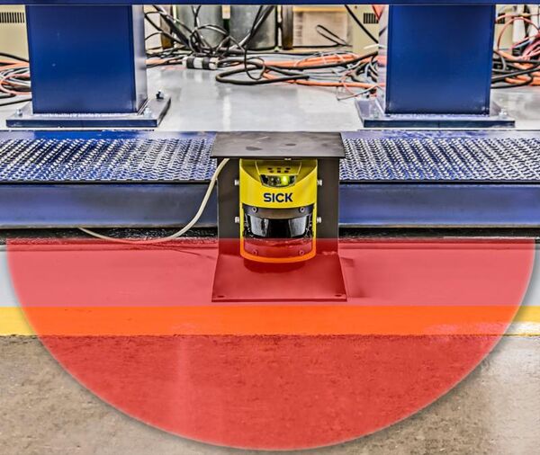 Robot Area Scanner safety feature 机器人领域扫描仪安全特性